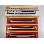 Model Railways - a coach pack of OO gauge Hornby # R4431 Virgin Charter Relief Coaches consisting