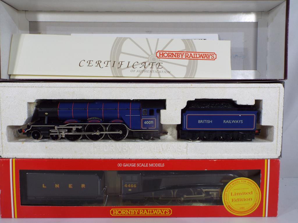 Model Railways - two boxed Hornby OO gauge steam locomotives comprising R099,