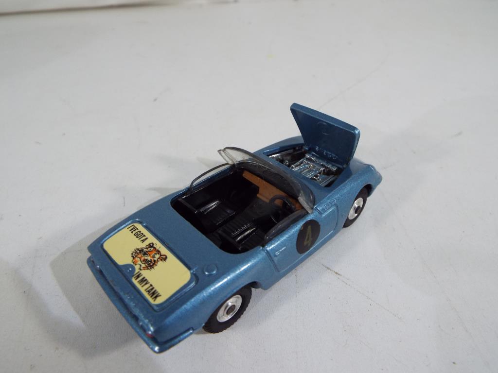 Corgi Toys - a diecast model Lotus Elan S2, metallic blue body, black interior, spun wheel hubs, - Image 2 of 3