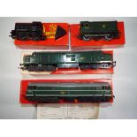 Model Railways - four diesel Tri-ang OO gauge locomotives in original boxes comprising R152, R253,