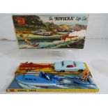 Corgi Toys The ‘Riviera’ Gift Set no 31, Buick Riviera, light blue, red interior, vg+,