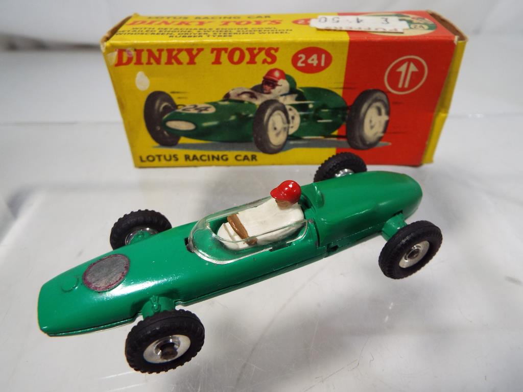 Dinky - three diecast racing cars in original boxes comprising #240 Cooper racing car, - Image 2 of 4