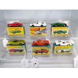 Matchbox - six diecast vehicles in original boxes comprising #8, #41, #45, #52,