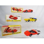 Dinky - three diecast vehicles in original boxes comprising #232 Fiat Abarth 2000,