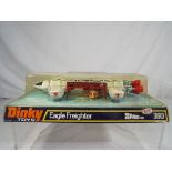 Dinky - #360 Gerry Andersons 1999 Eagle Freighter in white in near mint condition but some decals