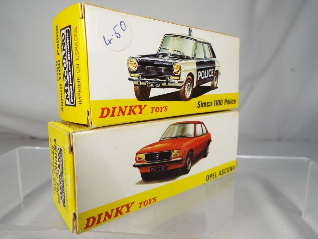 Dinky - two Spanish Dinky in original boxes comprising #1450 Simca 1100 Police and #011543 Opel - Image 4 of 4