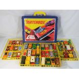 Matchbox - a 1971 carry case containing forty eight diecast vehicles comprising VW Camper #23,