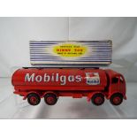 Dinky - A Dinly Toys # 941 Foden 14-Ton Tanker 'Mobilgas', red cab, body, chassis and hubs,