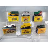 Matchbox - six boxed diecast vehicles comprising #2, #4, #6, #34, #35 and #41,