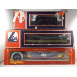 Model Railways - three boxed Lima and Hornby OO gauge diesel locomotive in original boxes