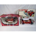 Diecast Models - a Ferrari F1 diecast model racing car by Polistil, 1:16 scale,