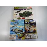 Dinky - three diecast metal kits comprising #1027 Lunar Roving Vehicle,