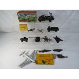 Dinky - Lot to include Dinky Toys # 623 Army Wagon, # 673 Scout Car, # 702 Comet,