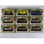 Model Railways - Wrenn oo gauge 9 wagons in original boxes, comprising W5012, W5015, W5016,