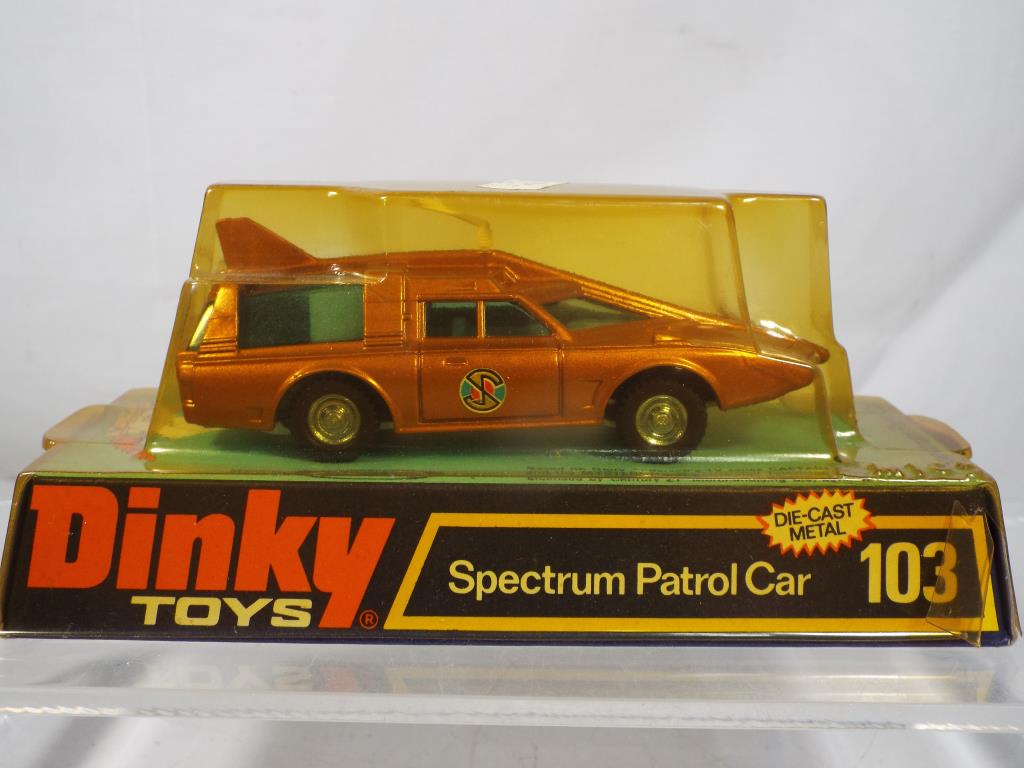 Dinky - #103 Spectrum Patrol Car in original blister box, - Image 2 of 2