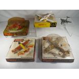 Dinky - five model aeroplanes comprising two off Beechcraft C55 Baron # 715,