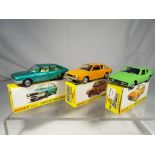 Dinky - three Spanish Dinky diecast vehicles in original boxes comprising #011451 Renault 17 TS,