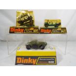 Dinky - three diecast vehicles in original vehicles comprising #342 Austin Mini Moke,