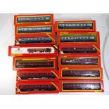 Model Railways - Hornby 13 coaches in original boxes,