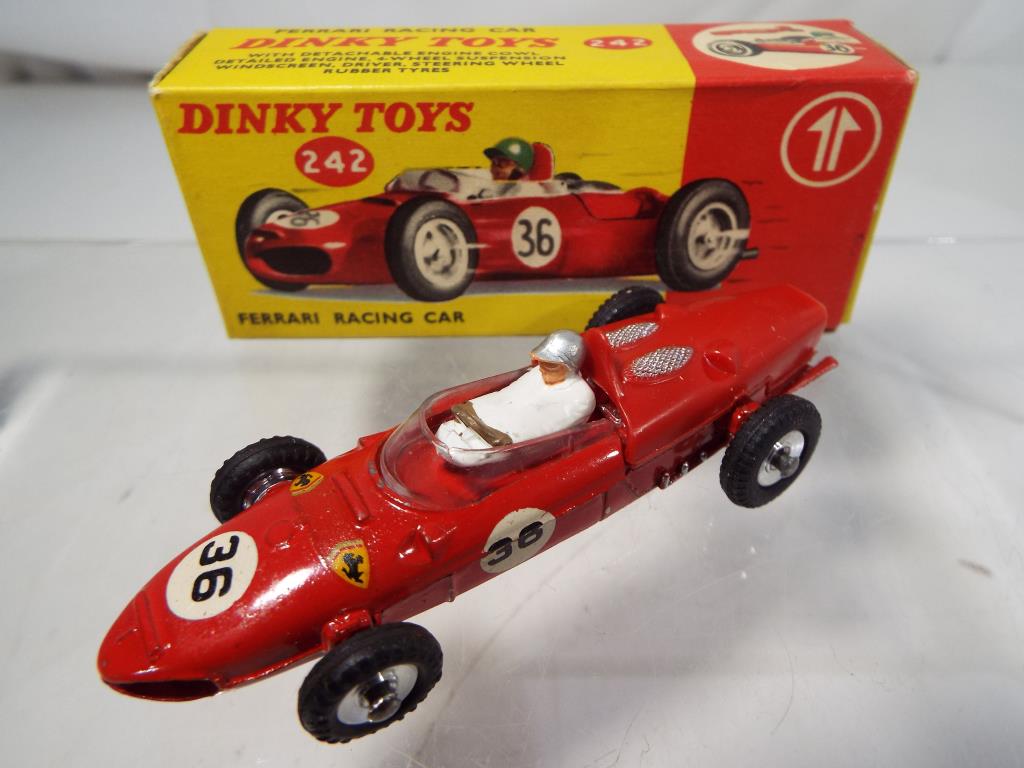 Dinky - three diecast racing cars in original boxes comprising #240 Cooper racing car, - Image 4 of 4