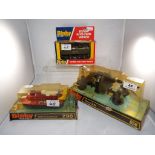 Dinky - three diecast models comprising Striker Anti-Tank vehicle # 691,