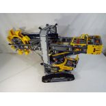 Lego - a boxed set Lego Technic bucket wheel excavator, # 42055, model is constructed,