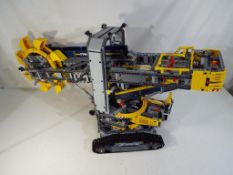 Lego - a boxed set Lego Technic bucket wheel excavator, # 42055, model is constructed,