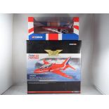 Model Airplanes - two diecast airplanes in original boxes by Corgi,