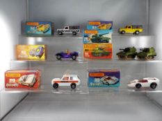 Matchbox 75 Rola-matics - seven diecast model motor vehicles by Matchbox from 75 Rola-matics