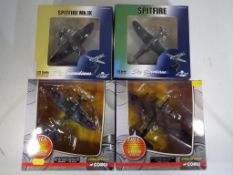 Model Airplanes - four diecast airplanes in original boxes, comprising #99622 and #99630 by Corgi,