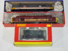 Model Railways - Hornby OO gauge three locomotives, two in associated boxes,