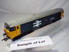 Model Railways - Hornby OO gauge, class 50 diesel locomotive op no 50037 named Illustrious,