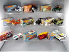 Matchbox 75 Superfast - nine diecast model motor vehicles by Matchbox from 75 Superfast series to