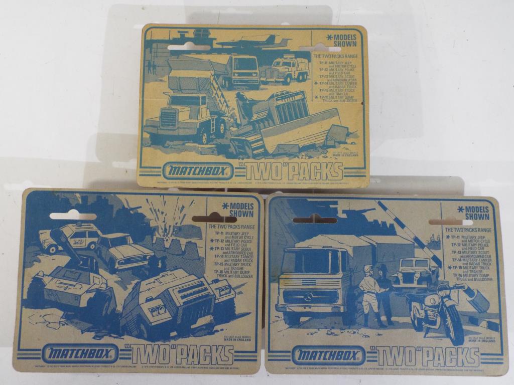 Matchbox - three two vehicle cast models comprising TP-12 Military Police and Field Car, - Image 2 of 5