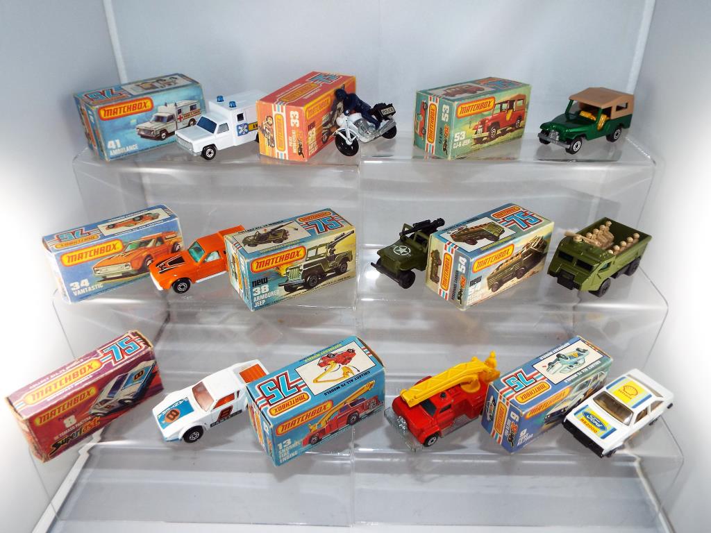 Matchbox 75 Superfast - nine diecast model motor vehicles by Matchbox from 75 Superfast series to - Image 2 of 2