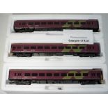 Model Railways - Bachmann #31-513 Class 158 three car DMU set in Transpennine Express Livery,