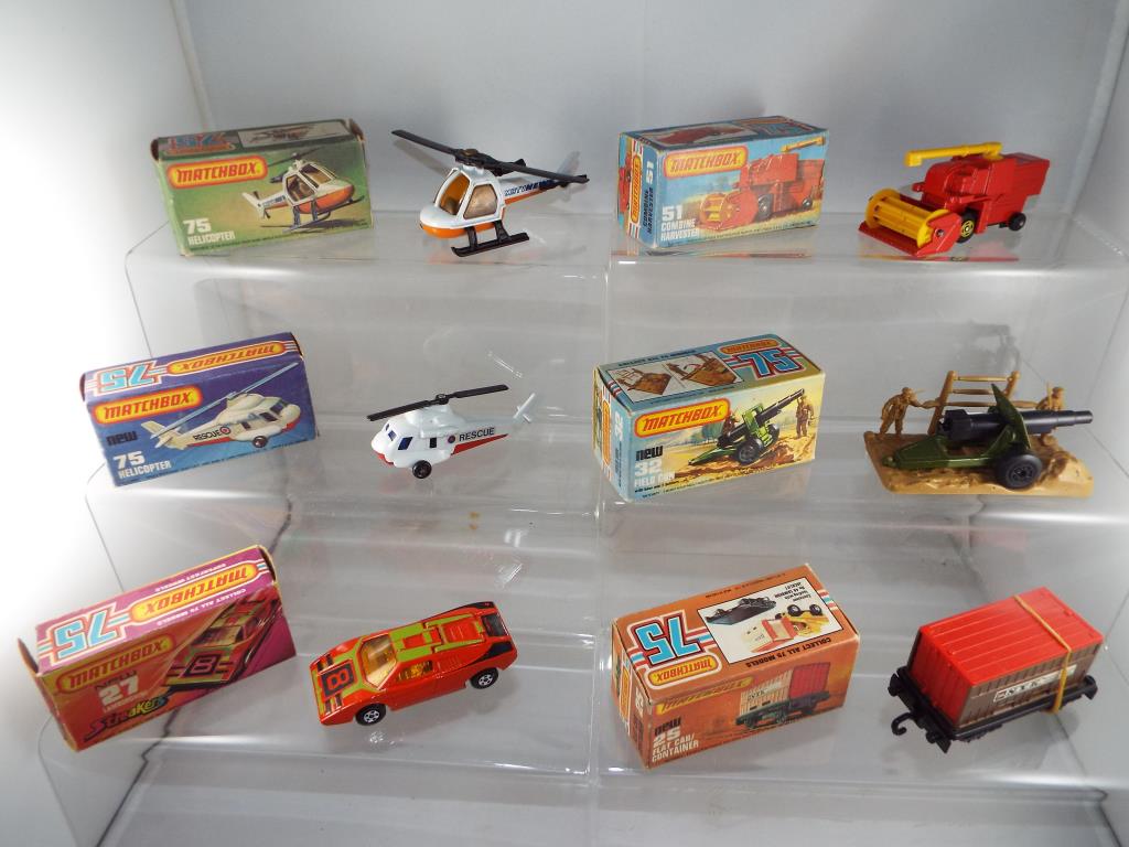 Matchbox - six diecast model motor vehicles by Matchbox to include #25, #27, #32, #51 and #75, - Image 2 of 2
