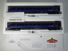 Model Railways - Bachmann #31-505 Class 158 two car DMU set in the colors of the 1st North Western,