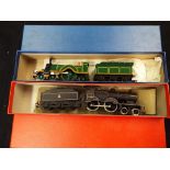 Bachmann and Mainline - two OO gauge locomotives comprising Bachmann 4-2-2 locomotive and tender,