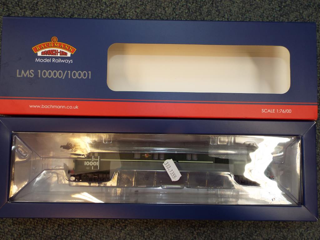 Bachmann - an OO gauge LMS diesel electric locomotive 10001 BR green eggshell,