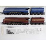 Model Railways - Hornby OO gauge two steam locomotives comprising R072 an LMS 4-6-2 steam