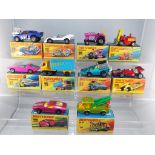 Matchbox - ten diecast vehicles from the 1970's to include #15 Fork Lift Truck, #25 Mod Tractor,