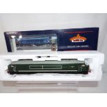 Bachmann - an OO gauge Class 44 diesel locomotive, DI 'Scafell Pike' BR green livery, # 32-650,