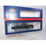 Bachmann - an OO gauge Class G2A locomotive with tender, BR black early emblem op no 49395,