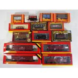 Model Railways - fourteen boxed wagons by Hornby,