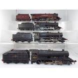 Model Railways - Hornby / Dublo OO gauge 3-rail unboxed locomotives comprising LMS 4-6-2 Duchess of