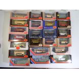 Exclusive First Editions - 21 diecast buses and coaches and three empty boxes,