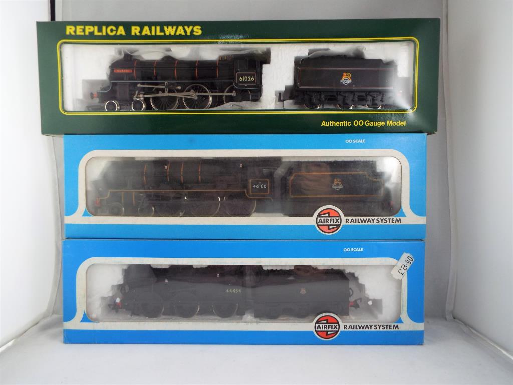 Model Railways - three OO gauge steam locomotives in original boxes comprising 54123-9 an 4F Fowler,