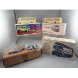 Model buses - four resin and white metal kits (unchecked for completeness) to include Fanfare