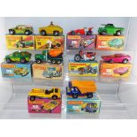Matchbox - ten diecast vehicles from the 1970's and 1980's to include #18 Hondarora,